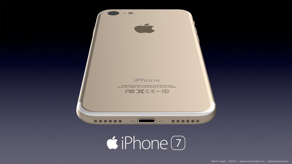 iPhone 7 rendering by Martin Hajek