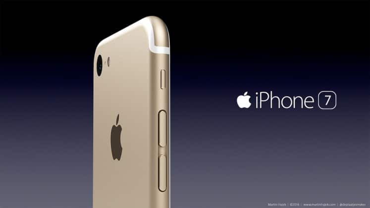 iPhone 7 rendering by Martin Hajek