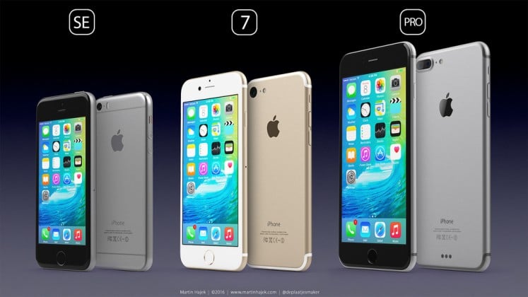 iPhone SE rendering by Martin Hajek