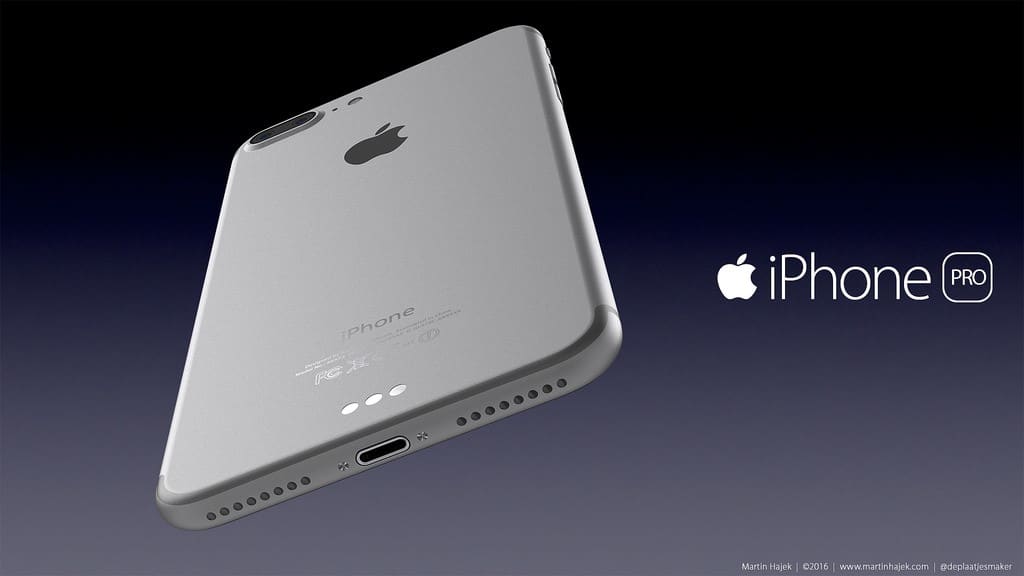 iPhone Pro rendering by Martin Hajek