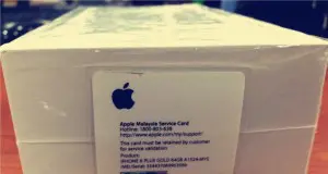 iPhone SE Warranty CARD